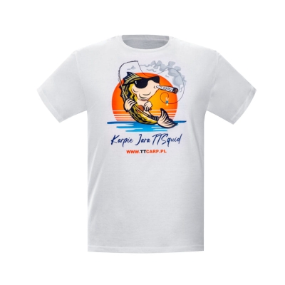 Koszulka TTCarp "Karpie Jara TTSquid" Biała XL