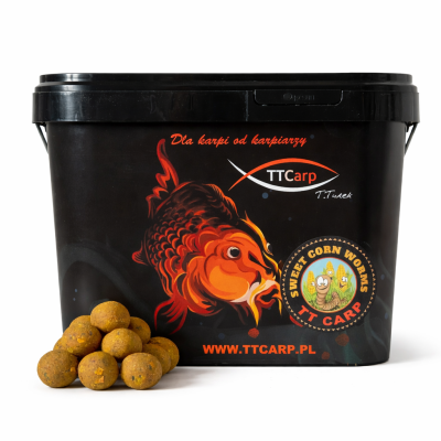 Słodka Kukurydza Z Robakami - Kulki Proteinowe 24mm 7kg